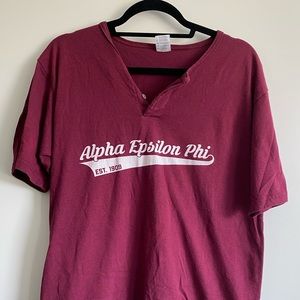 AEPhi baseball tee
